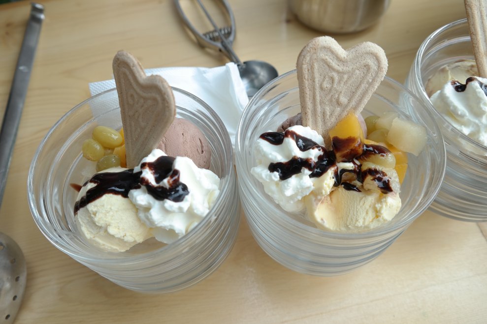 Eisbecher.