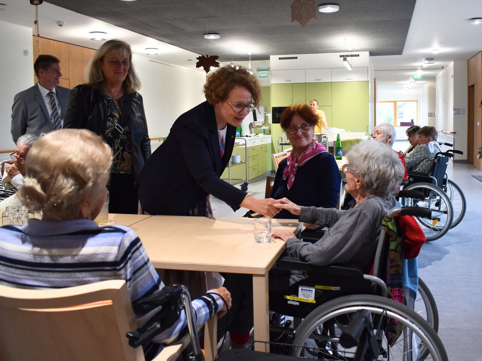 Landesrätin zu Besuch 