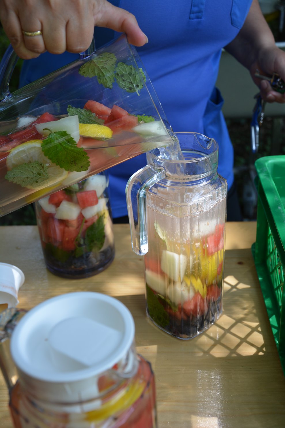 fruchtige Vitaminsäfte
